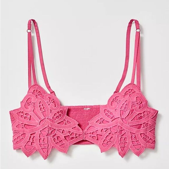 Free People Other - Intimately Free People Bali Soleil Bralette Pink Cropped Top
